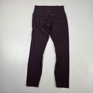 Lululemon Leggings Womens 8 Purple High Rise Ankle Yoga Athletic Gym Stretch